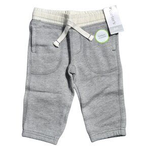 NWT | Carter's Gray Heathered Baby Sweatpants | Functional Drawcord | 6M